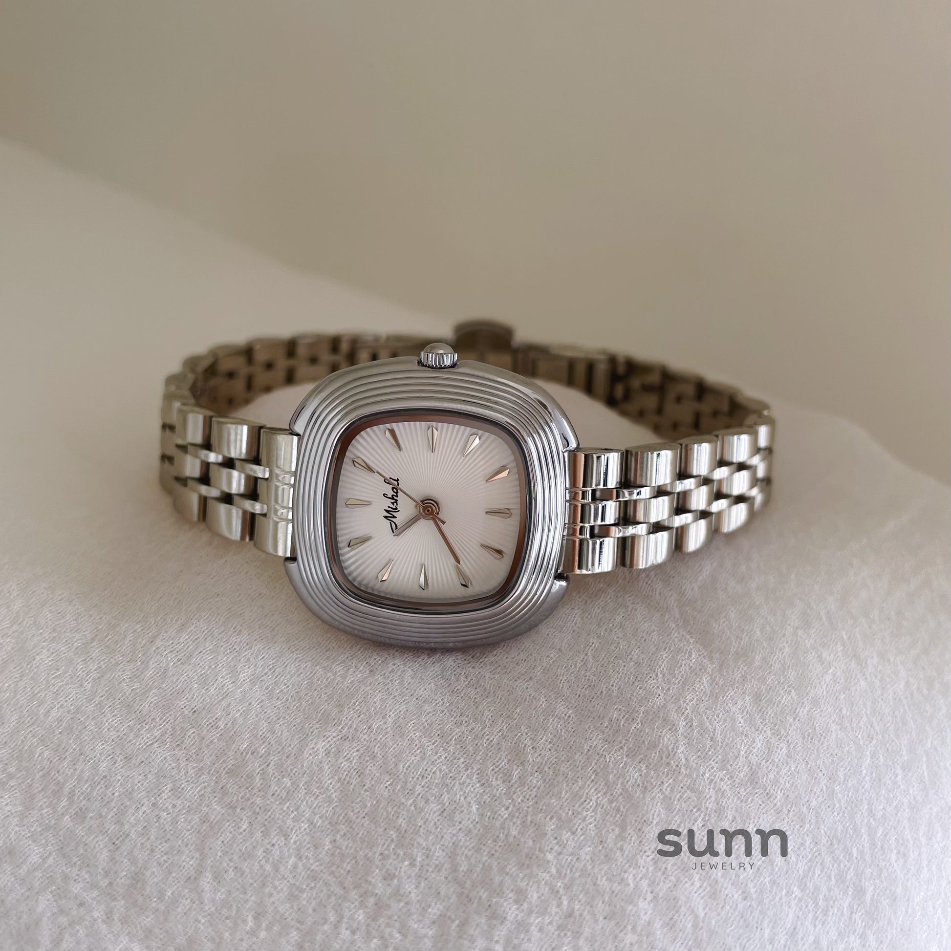 Riyah Square Steel Watch [81NMTTX0]