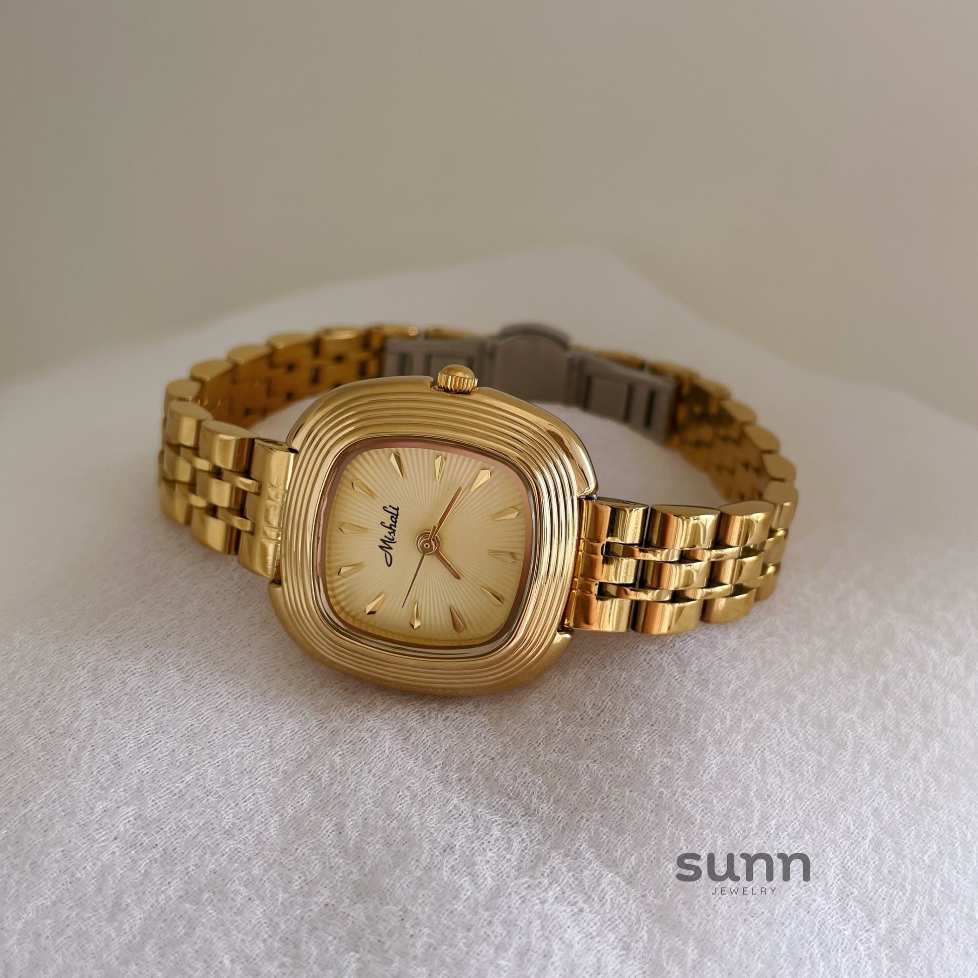 Riyah Square Steel Watch [FMBJZ0W9]