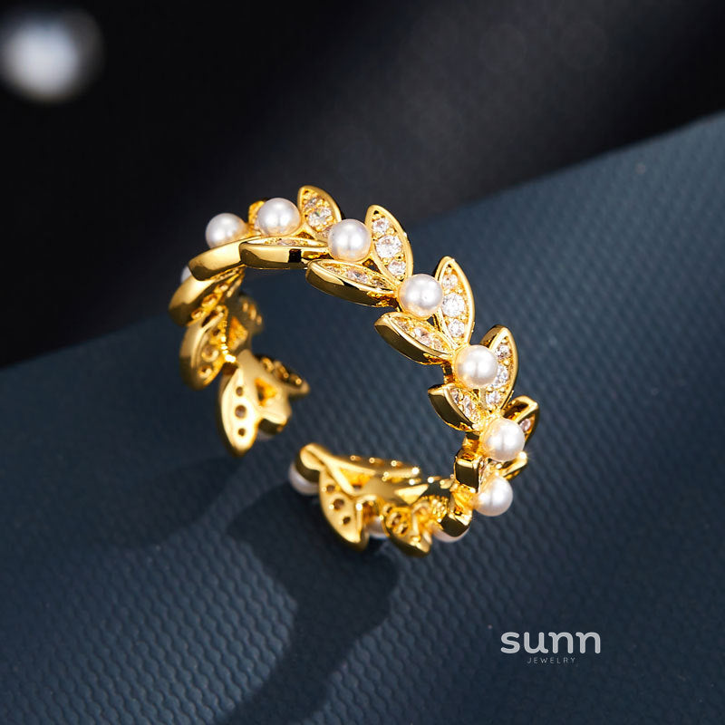Robin Delicate Wheat Ring [ESNQ2N6M]