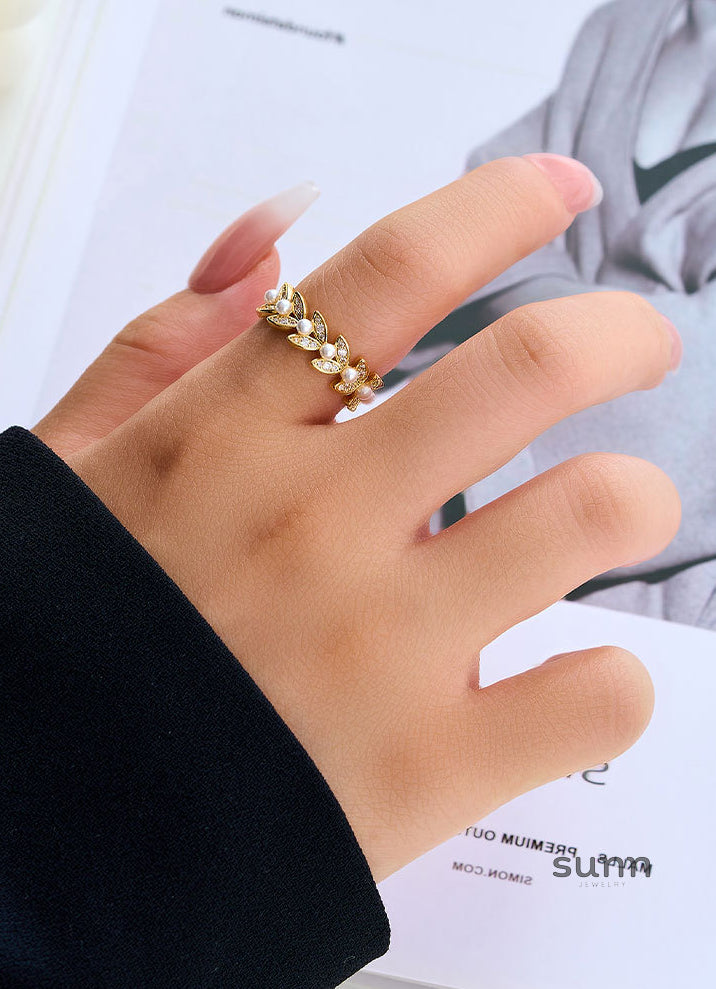Robin Delicate Wheat Ring [8O5771L8]