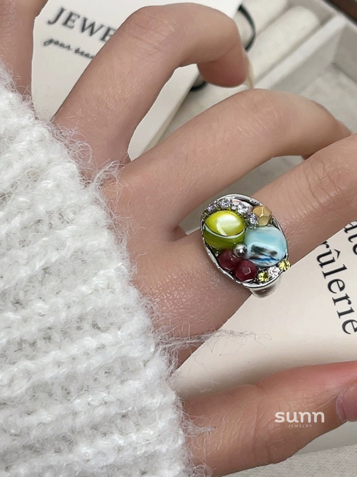 Rogue Stacked Enamel Ring [2JPRDYH8]