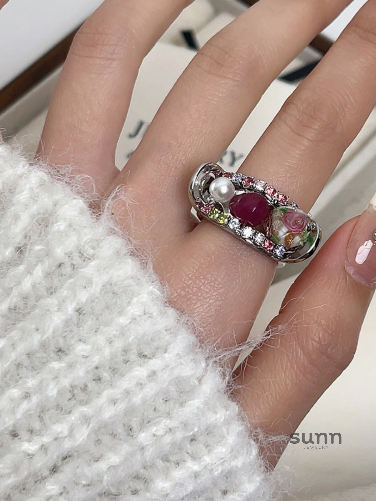 Rogue Stacked Enamel Ring [OZ4YBA9K]
