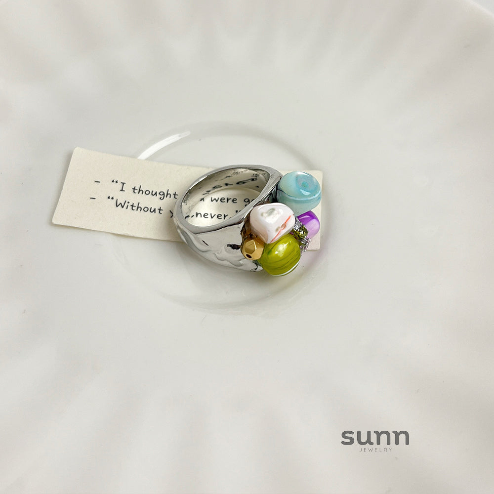 Rogue Stacked Enamel Ring [L3ZFFOK2]