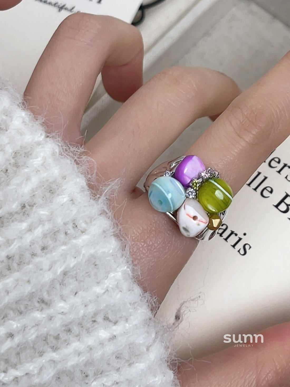 Rogue Stacked Enamel Ring [DYHJGESC]