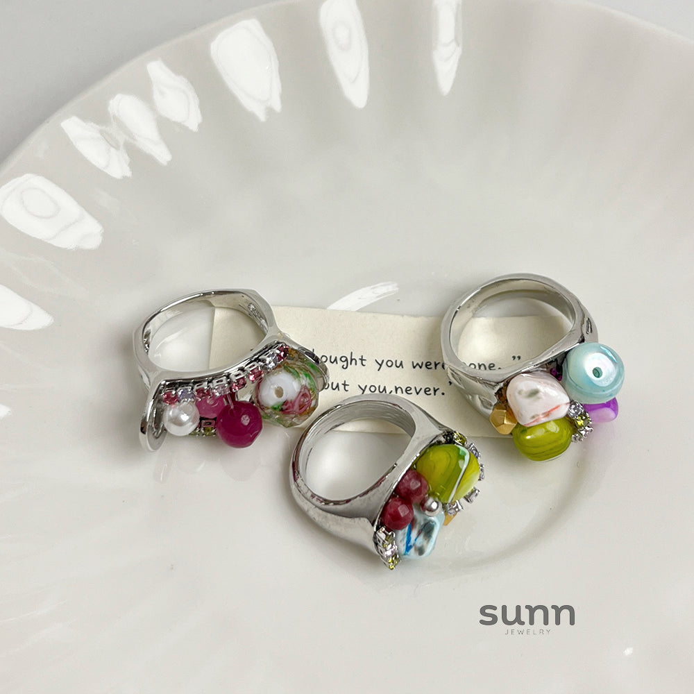 Rogue Stacked Enamel Ring [GQ5RQ9YS]