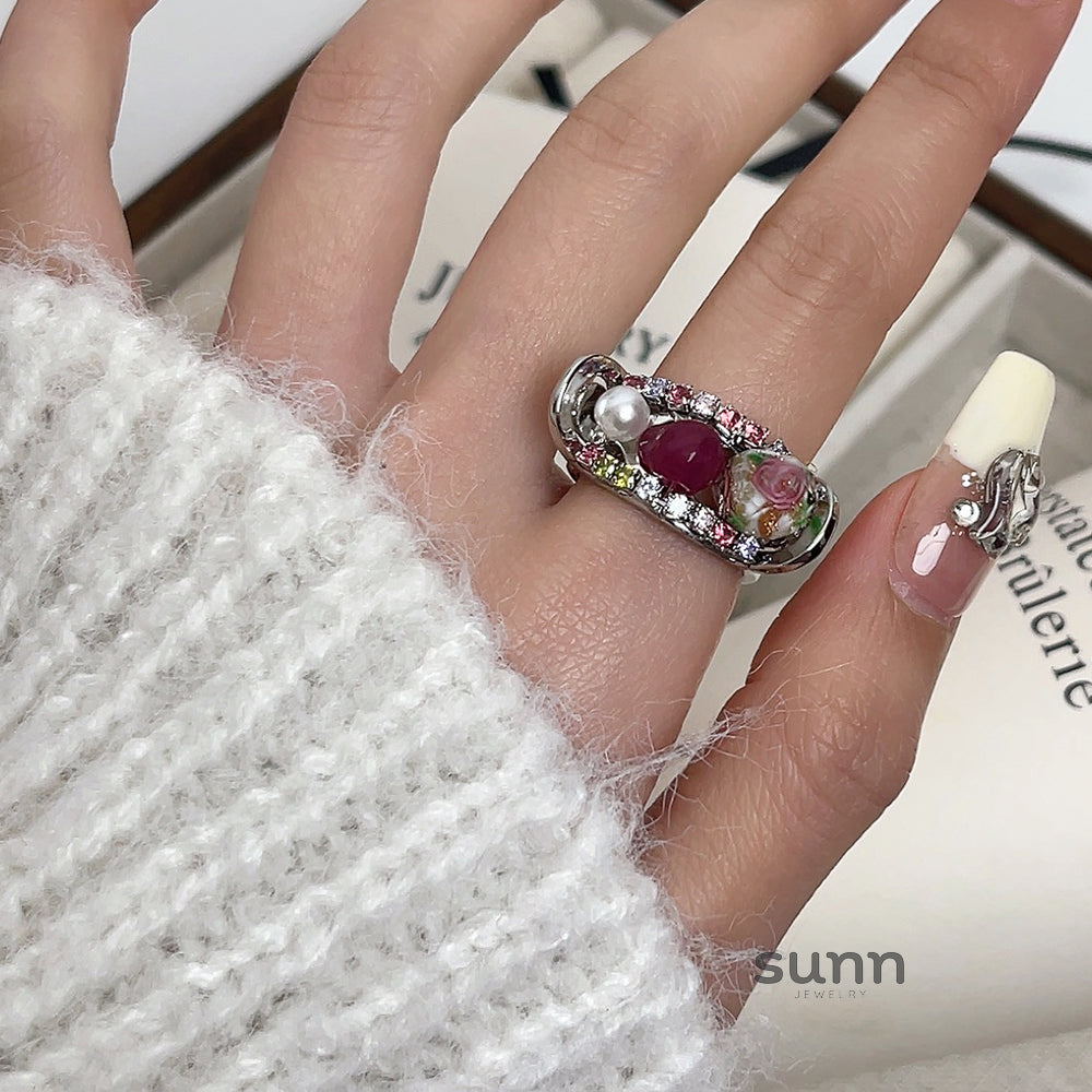 Rogue Stacked Enamel Ring [OCICO91X]