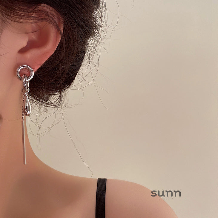 Roman Silver Tassel Earrings [0D8VHQEQ]