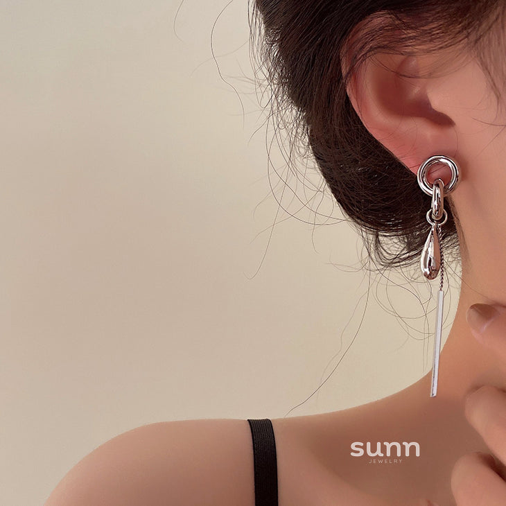 Roman Silver Tassel Earrings [WUWTW9DG]