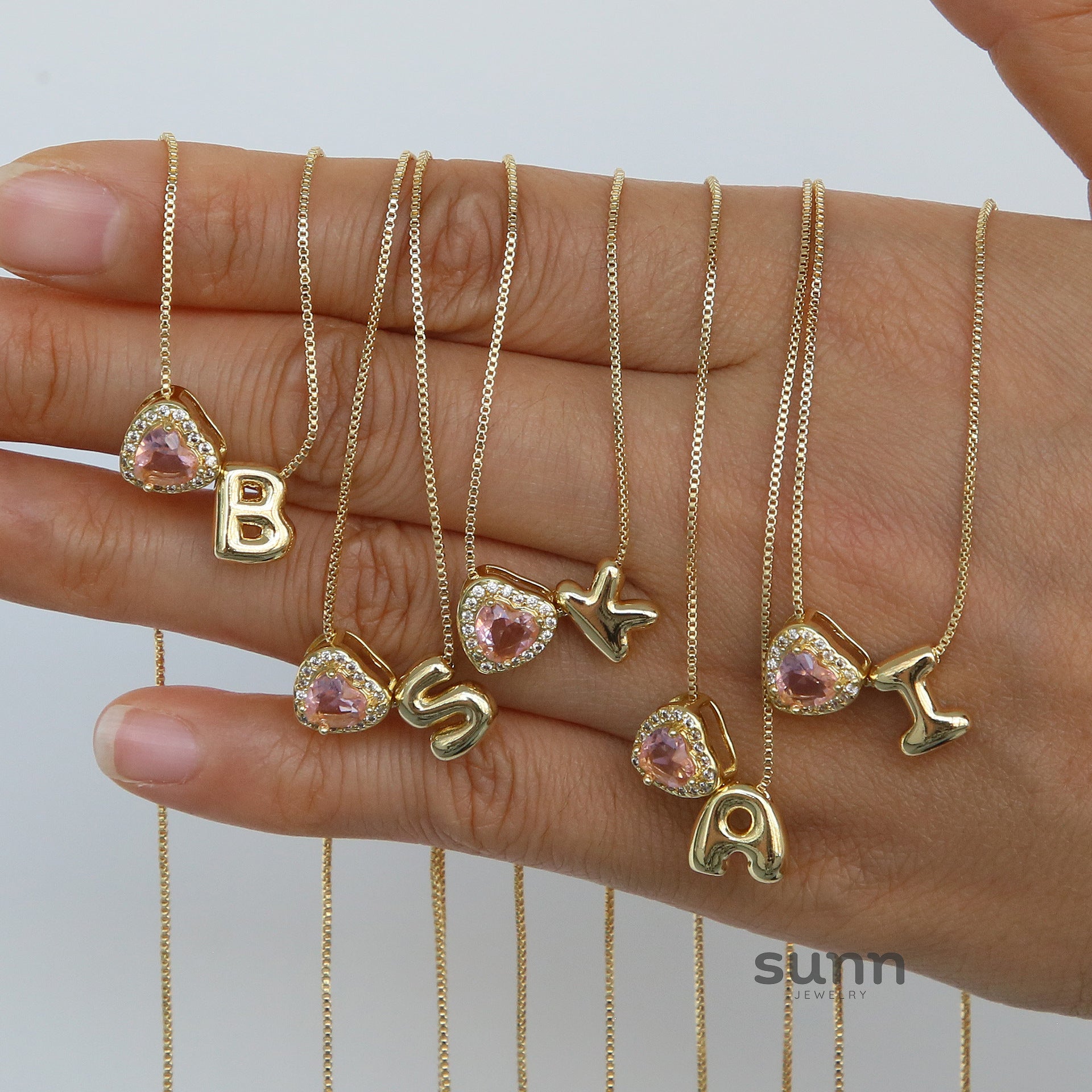 Rome Pearl Initial Necklace [A8KVO5GG]