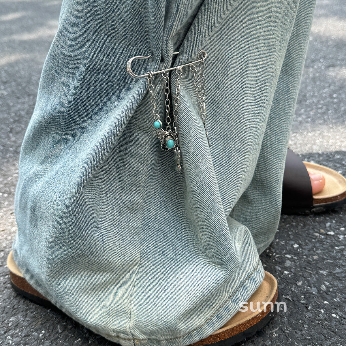 Romi Western Turquoise Boot Charm [BRQMVCD5]