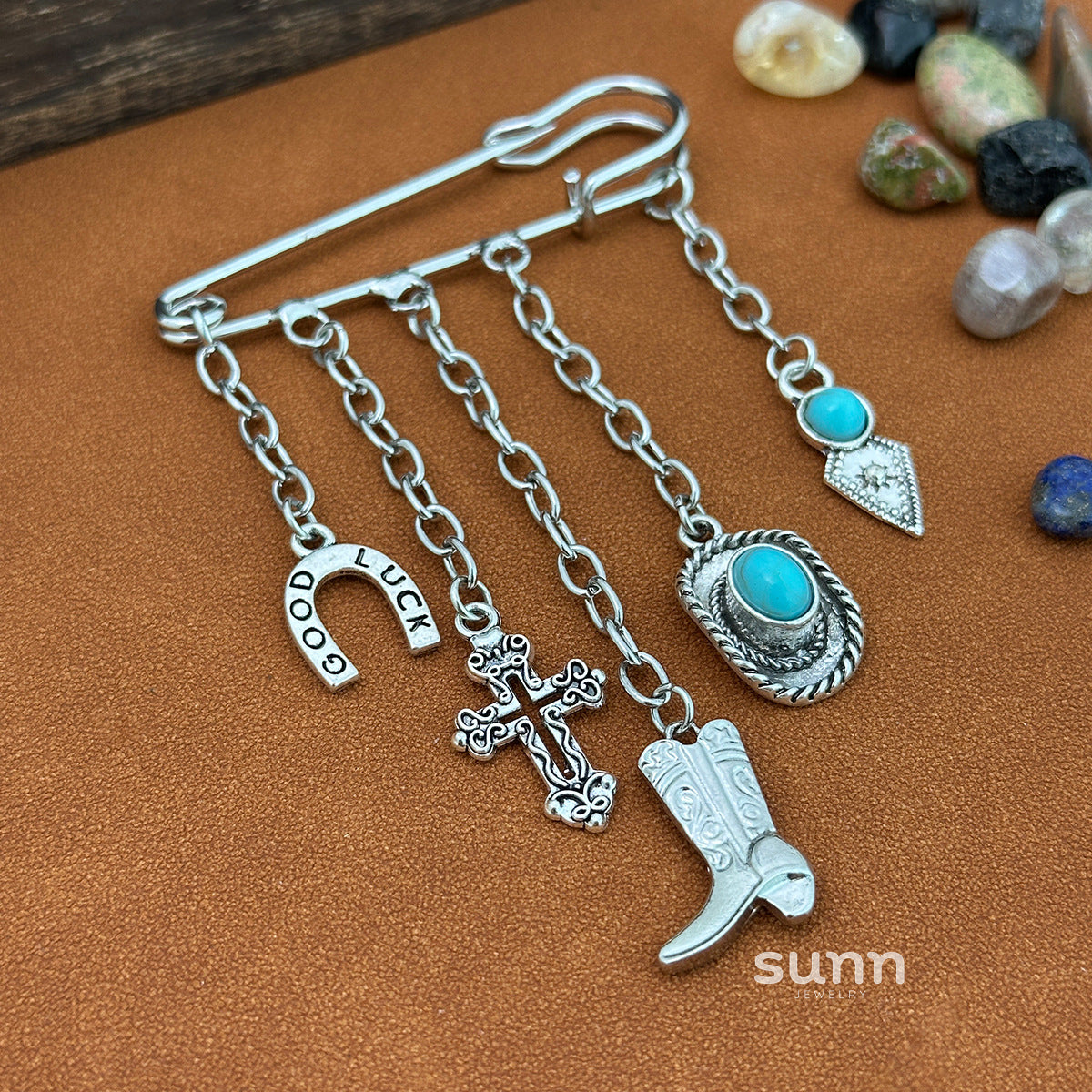 Romi Western Turquoise Boot Charm [CTI2OY68]