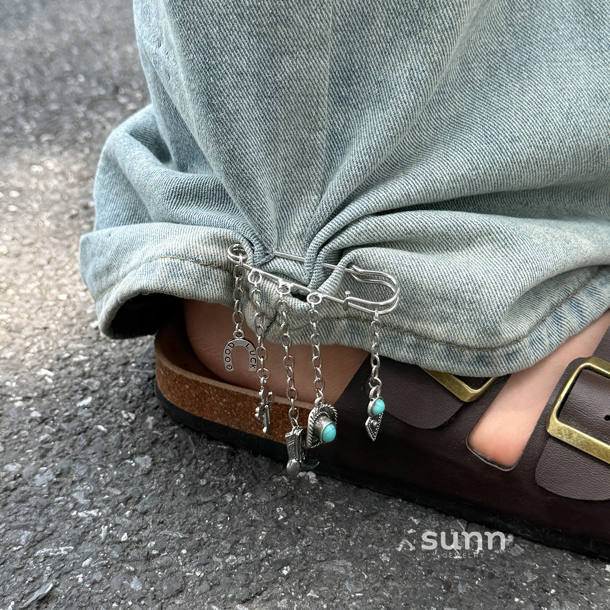 Romi Western Turquoise Boot Charm [9YDJGPEA]