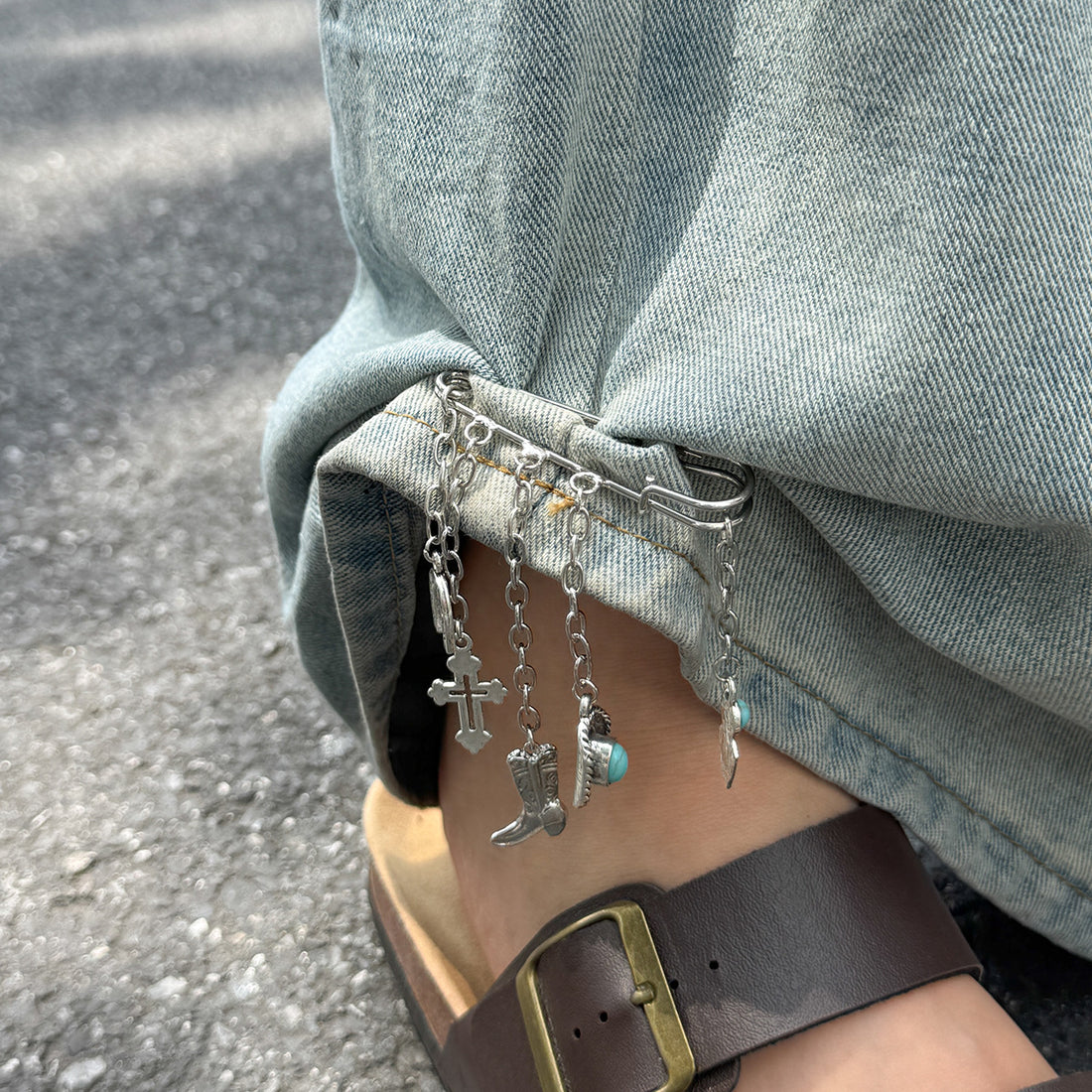 Romi Western Turquoise Boot Charm [ELDVU1JG]