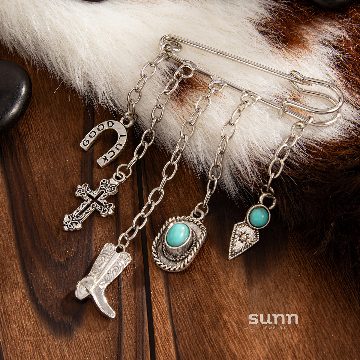 Romi Western Turquoise Boot Charm [E00E4DSZ]