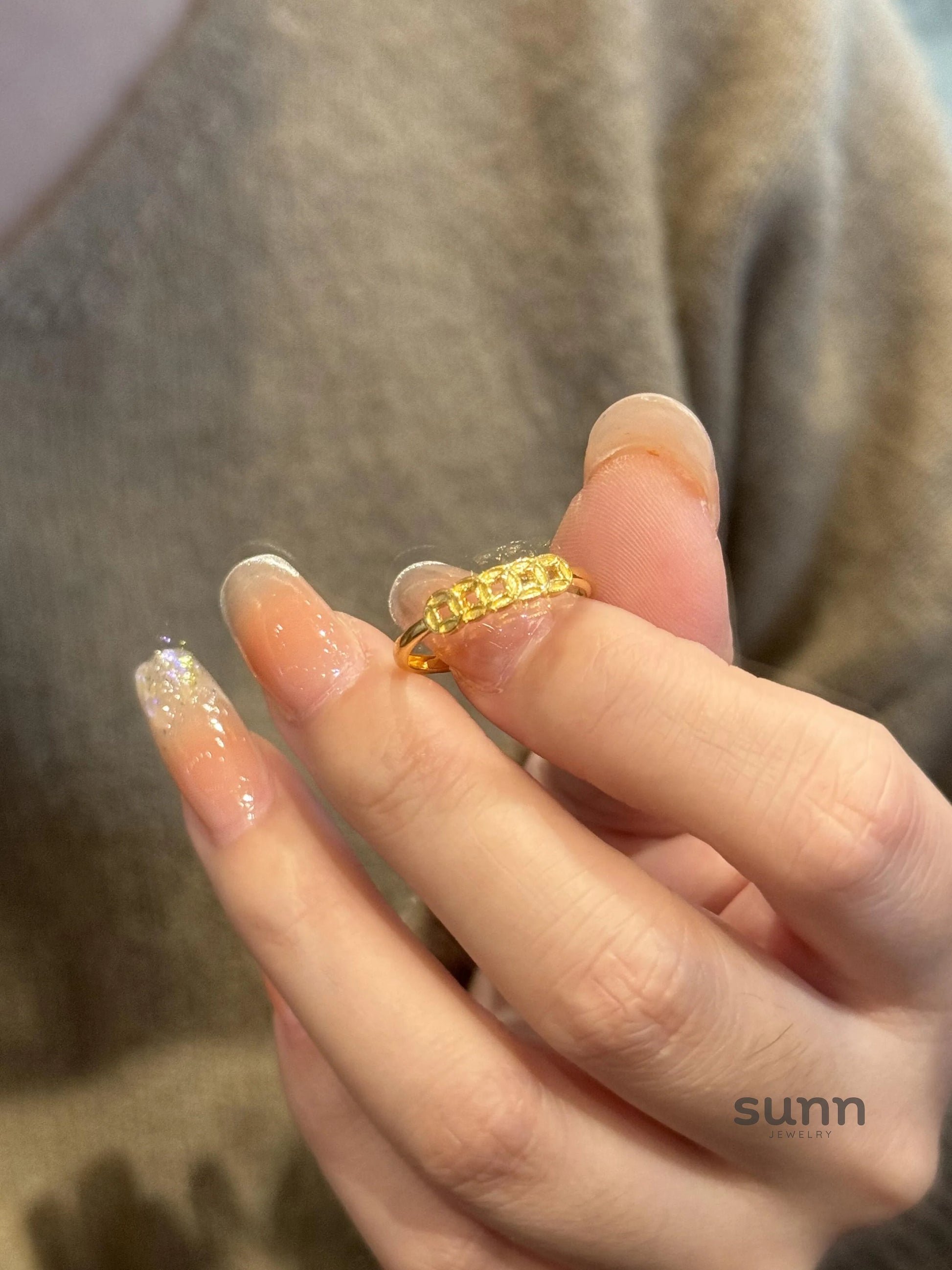 Ronni New Chinese Coin Ring