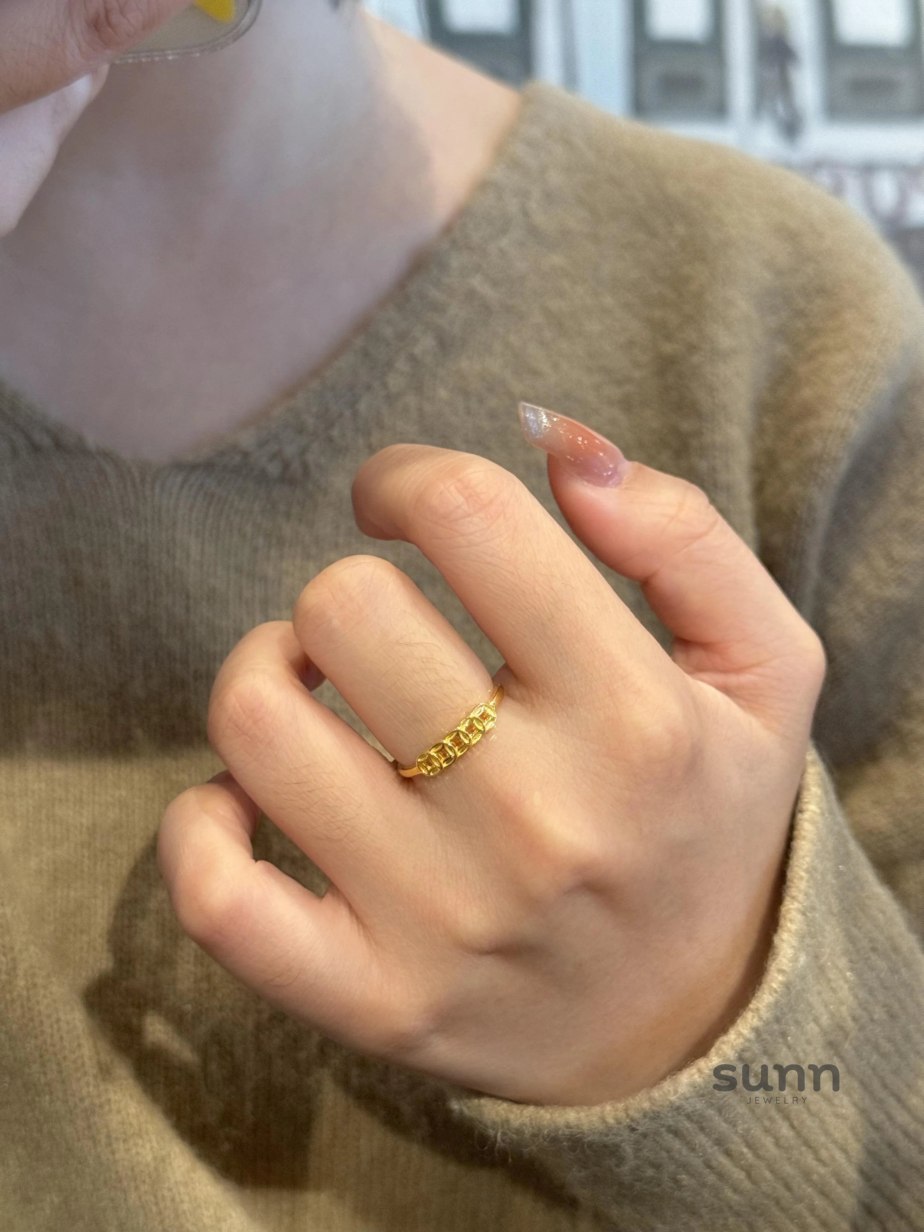 Ronni New Chinese Coin Ring