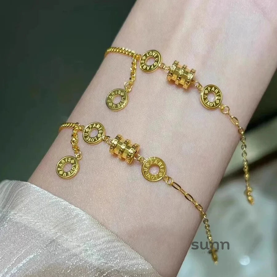 Ronni Sand Gold Star Bracelet
