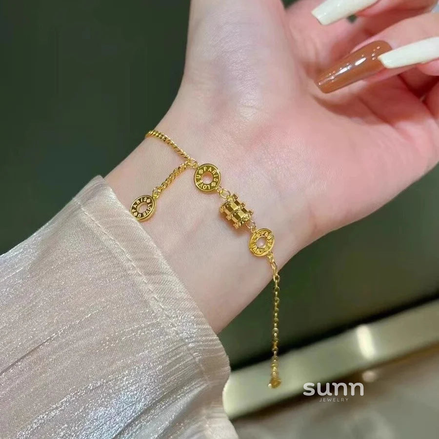 Ronni Sand Gold Star Bracelet