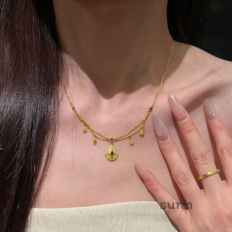 Rosaleen Star Tassel Necklace