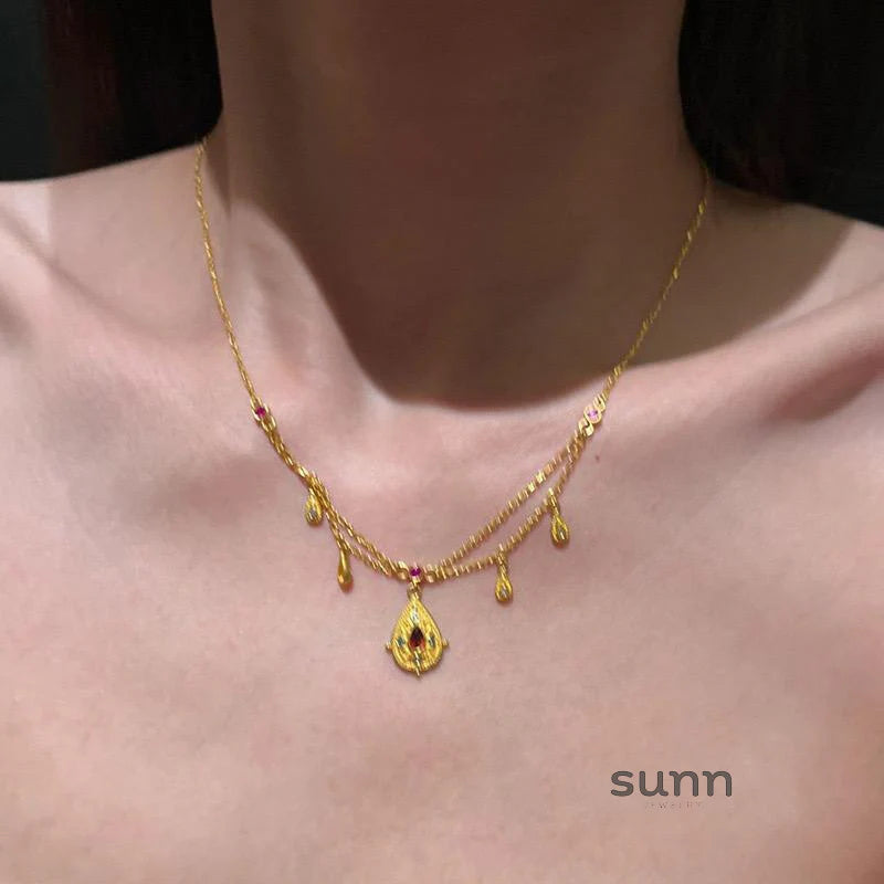 Rosaleen Star Tassel Necklace