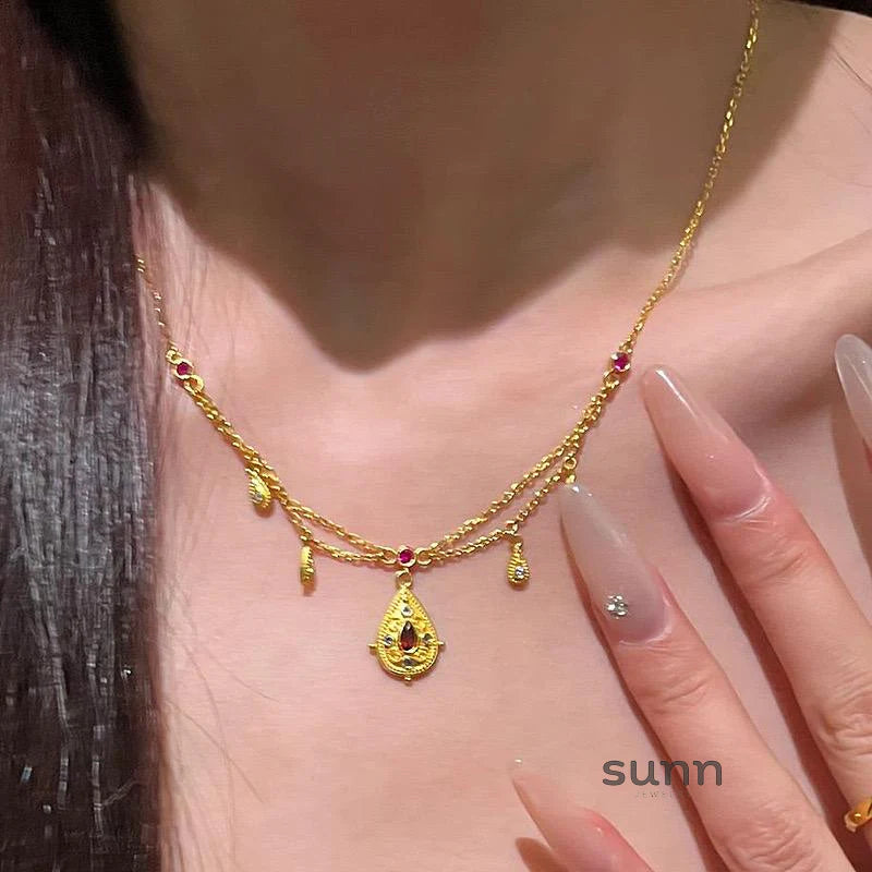 Rosaleen Star Tassel Necklace