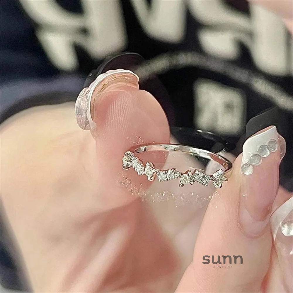 Rosaleigh Sparkle Band Ring