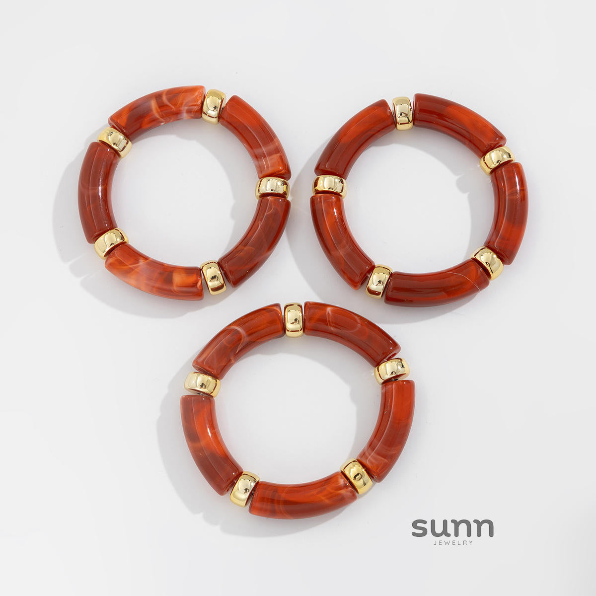 Rosalind Beaded Metal Bracelet Set [RHO8UX6O]