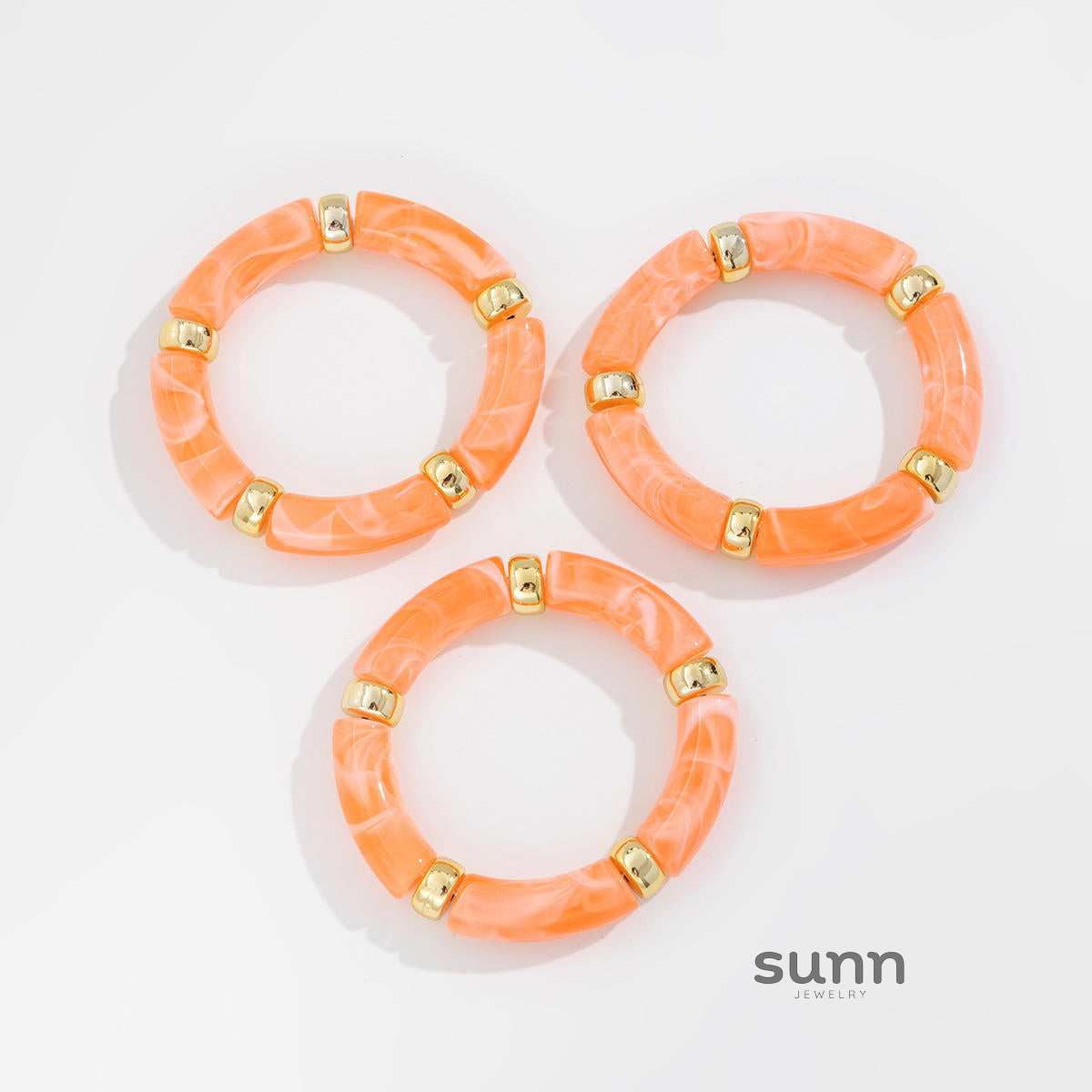 Rosalind Beaded Metal Bracelet Set [8EOD1R45]
