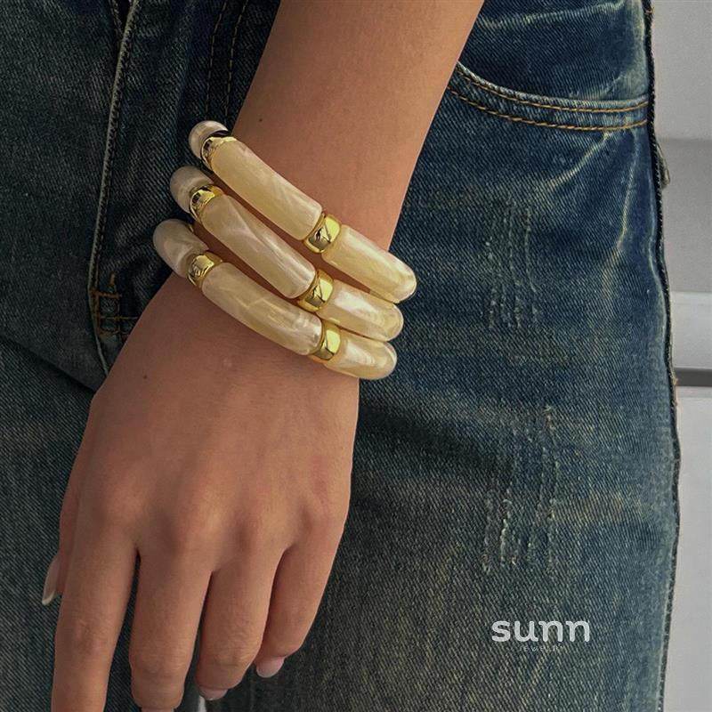 Rosalind Beaded Metal Bracelet Set [LLAHT8QY]