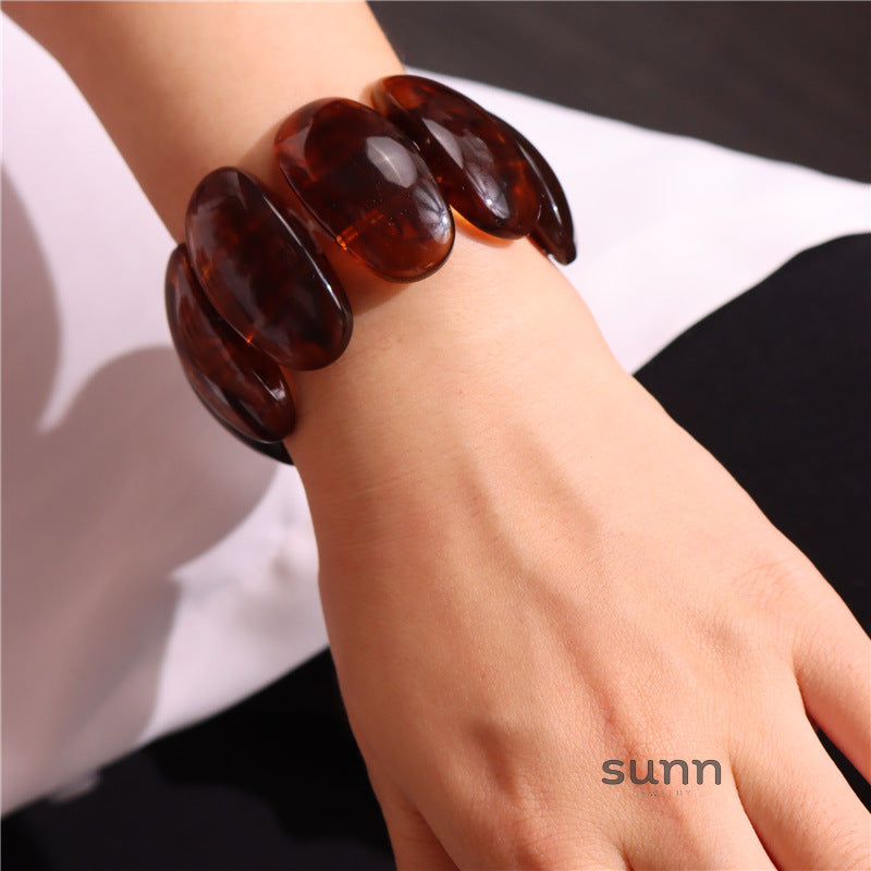 Rosaline Amber Swirl Bracelet [RKS82I57]