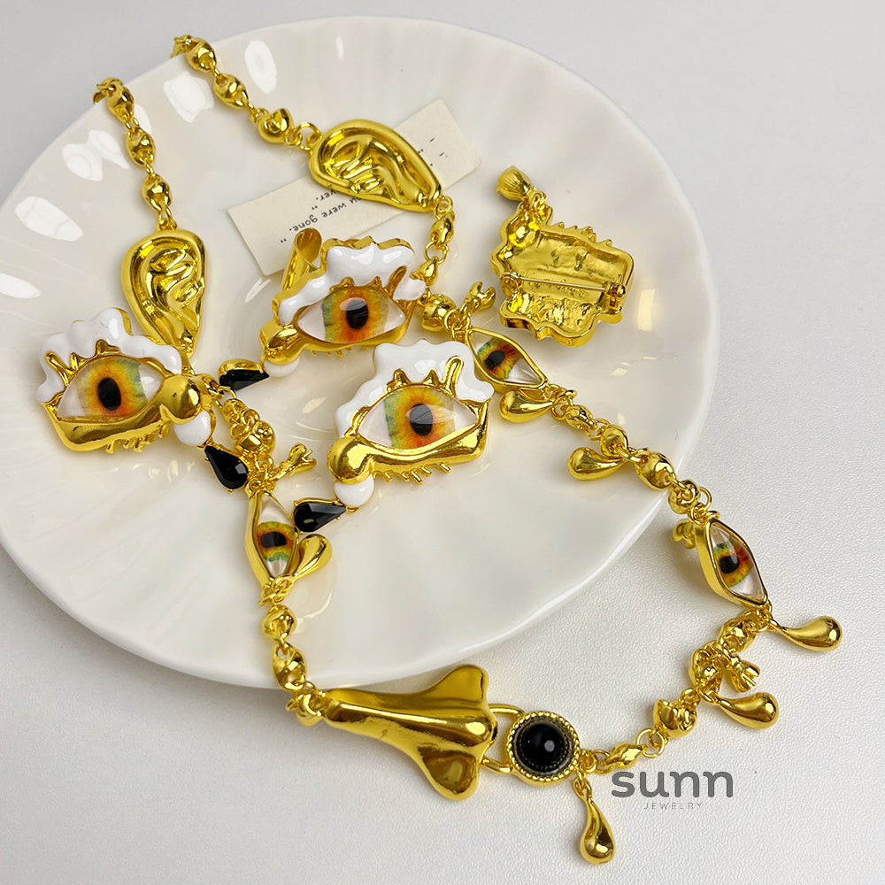 Rosalyn Whimsical Antique Jewelry Set [M6NY6MB1]