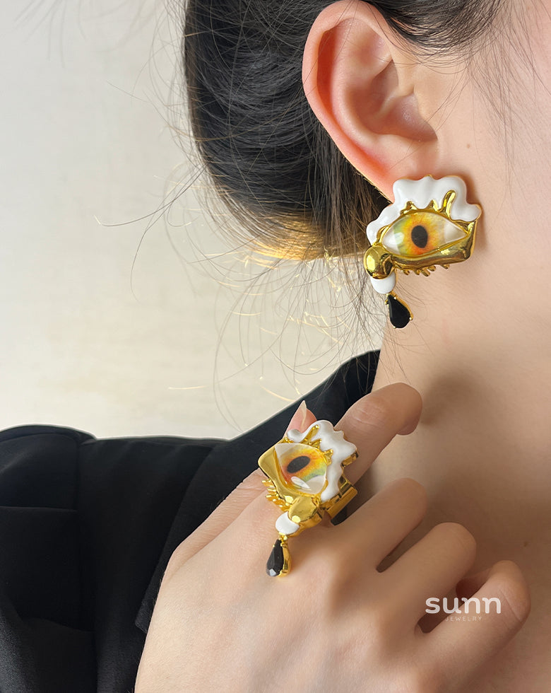 Rosalyn Whimsical Antique Jewelry Set [OHY5D7UR]