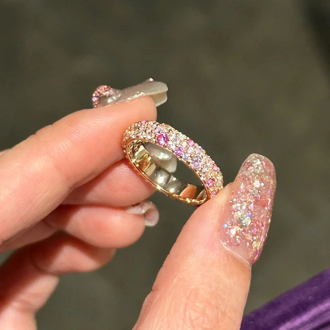 Rosalynn Peach Star Ring