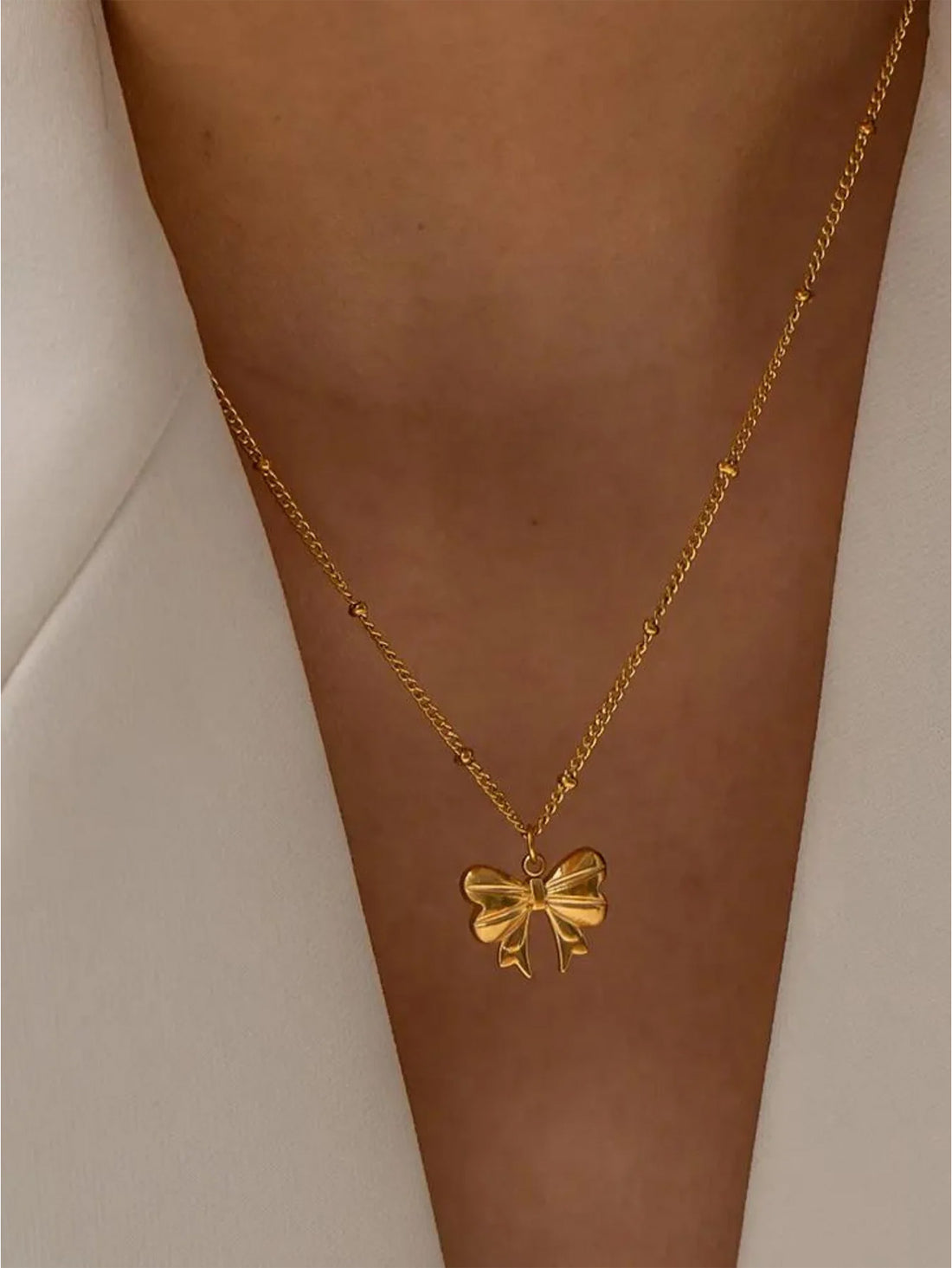 Rosemarie Fugitive Princess Bow Necklace [ABZUXWFY]