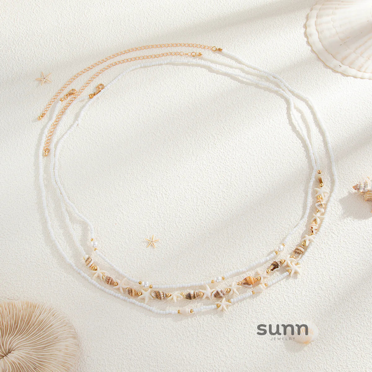 Rosemarie Ocean Charm Chain Set