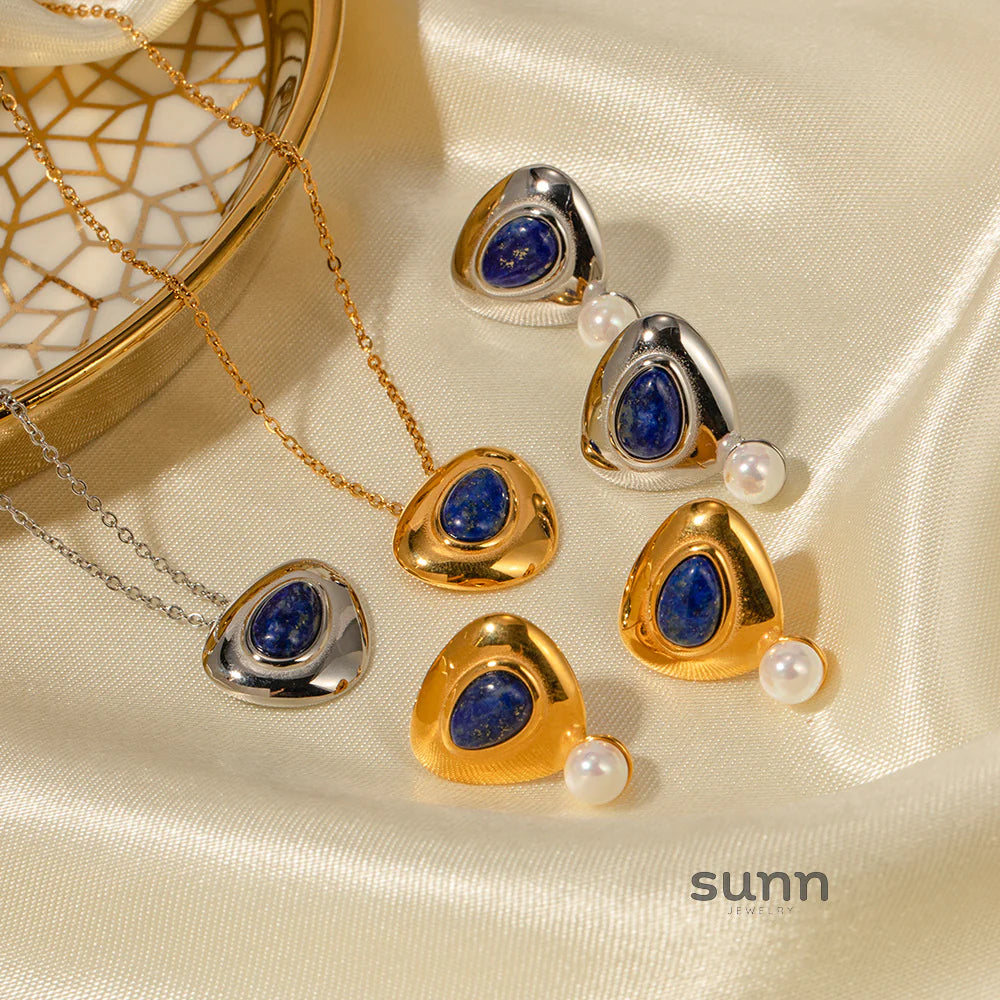 Rosemary Lapis Lazuli Necklace
