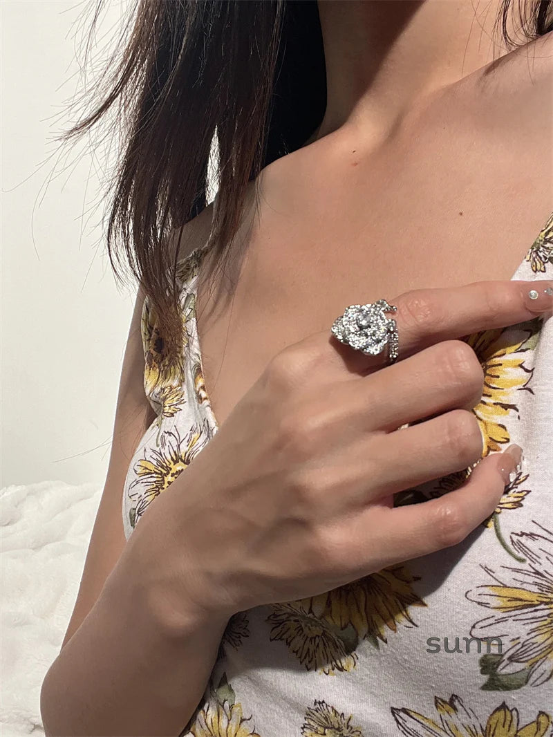 Rosetta Floral Embellished Ring