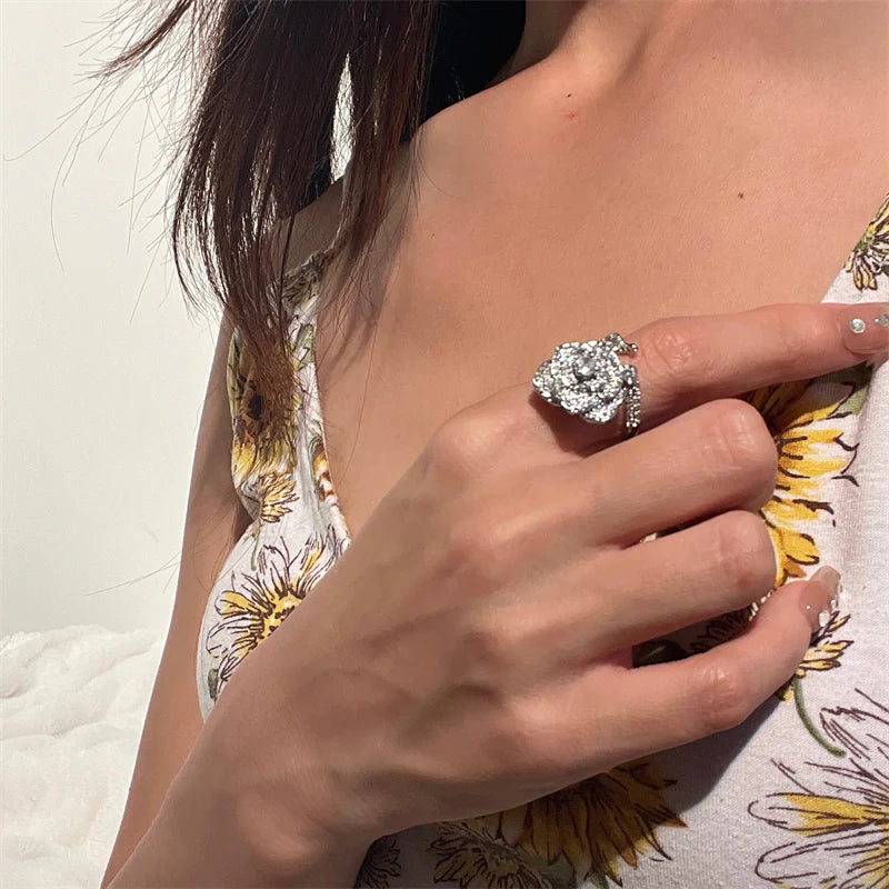 Rosetta Floral Embellished Ring