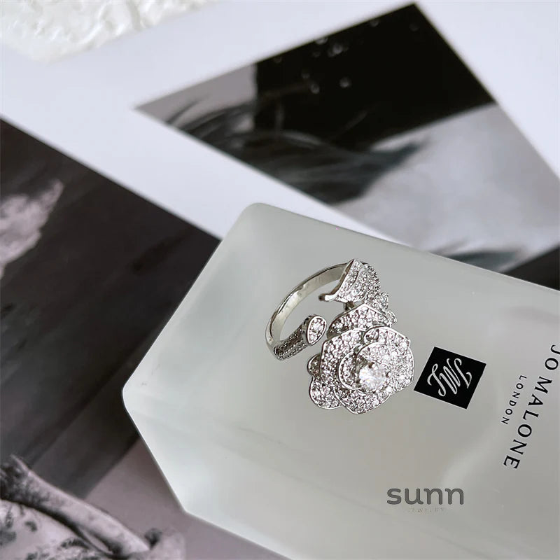 Rosetta Floral Embellished Ring