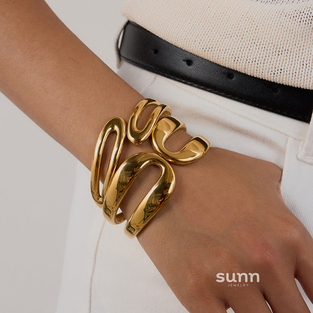 Rosetta Geometric Cuff Bracelet [XRZAJ7YQ]