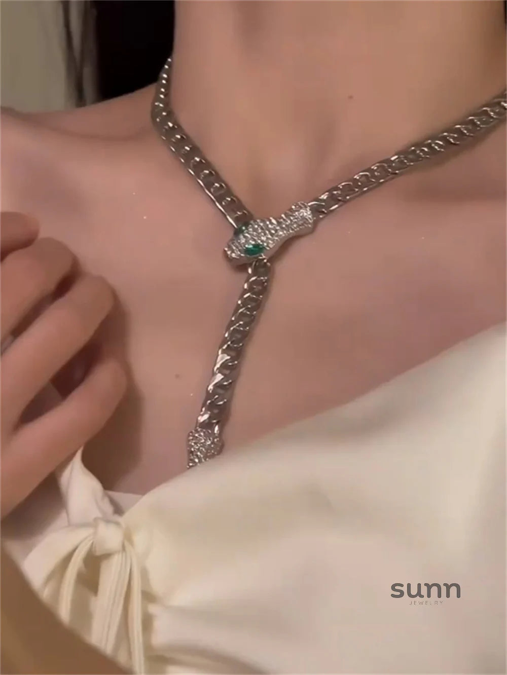 Rosita Snake Statement Choker