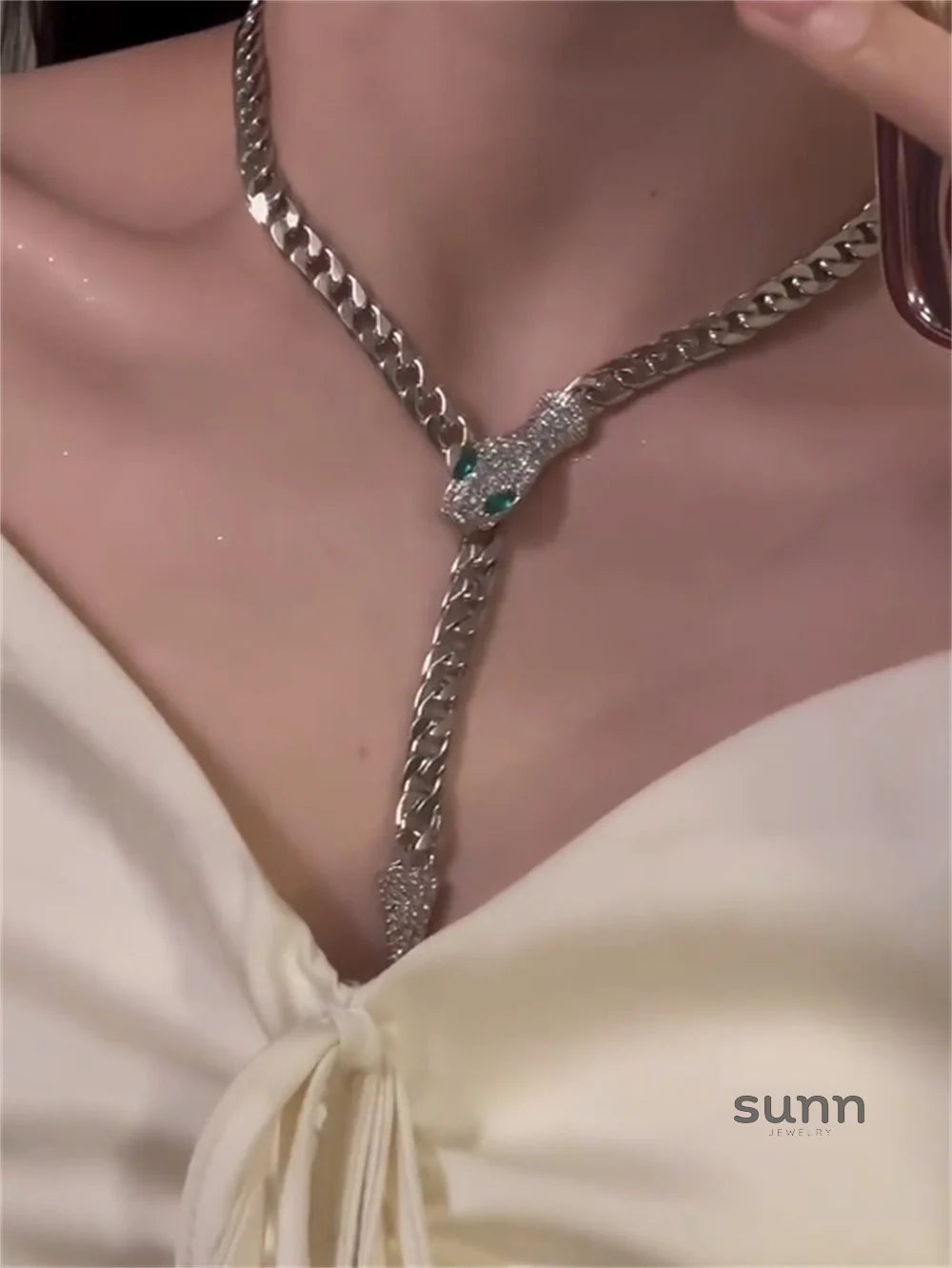 Rosita Snake Statement Choker