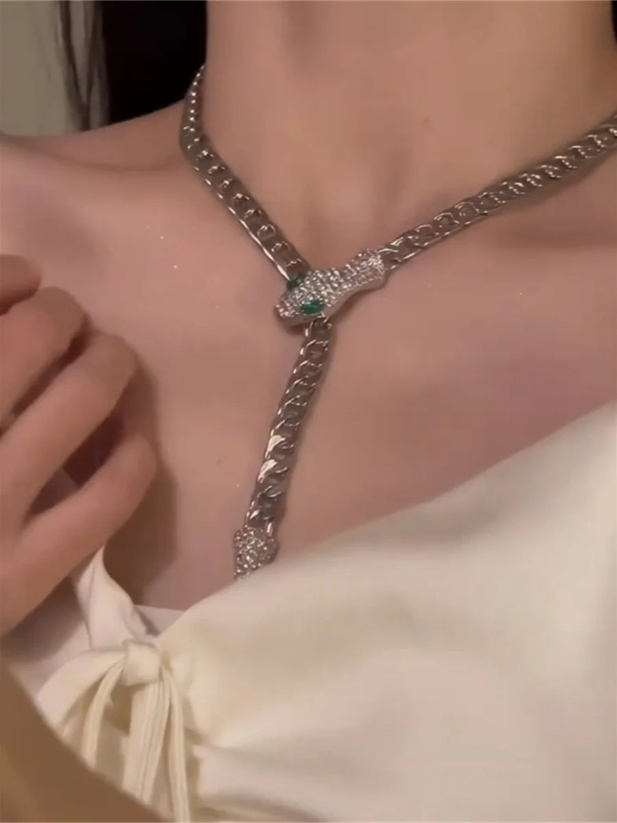 Rosita Snake Statement Choker