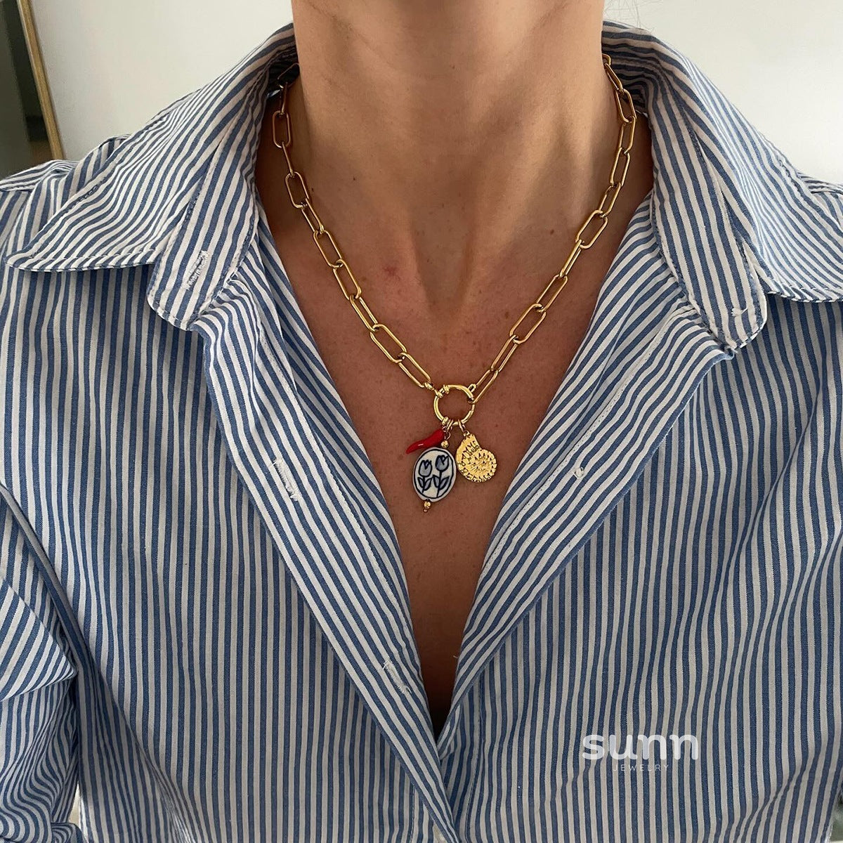 Rosslyn Customizable Chain Necklace [2NEXIM4E]