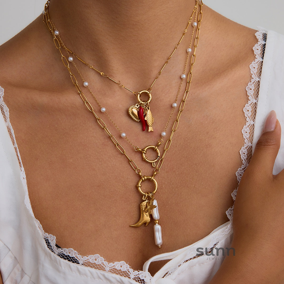 Rosslyn Customizable Chain Necklace [34B92QE3]