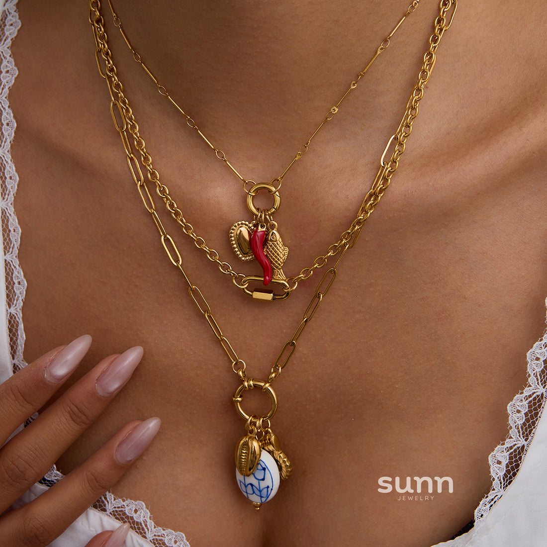 Rosslyn Customizable Chain Necklace [8ZABKC9G]