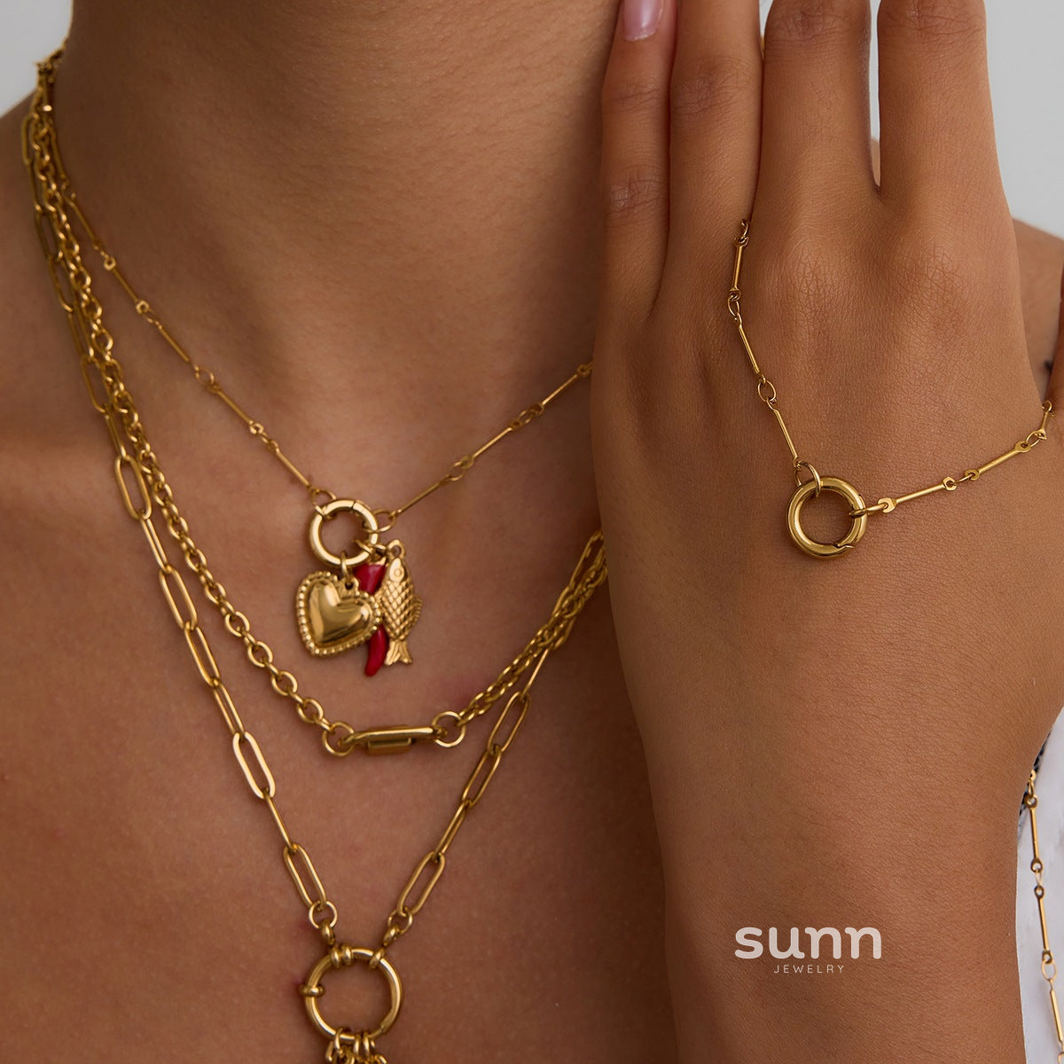Rosslyn Customizable Chain Necklace [1GE7RR9S]