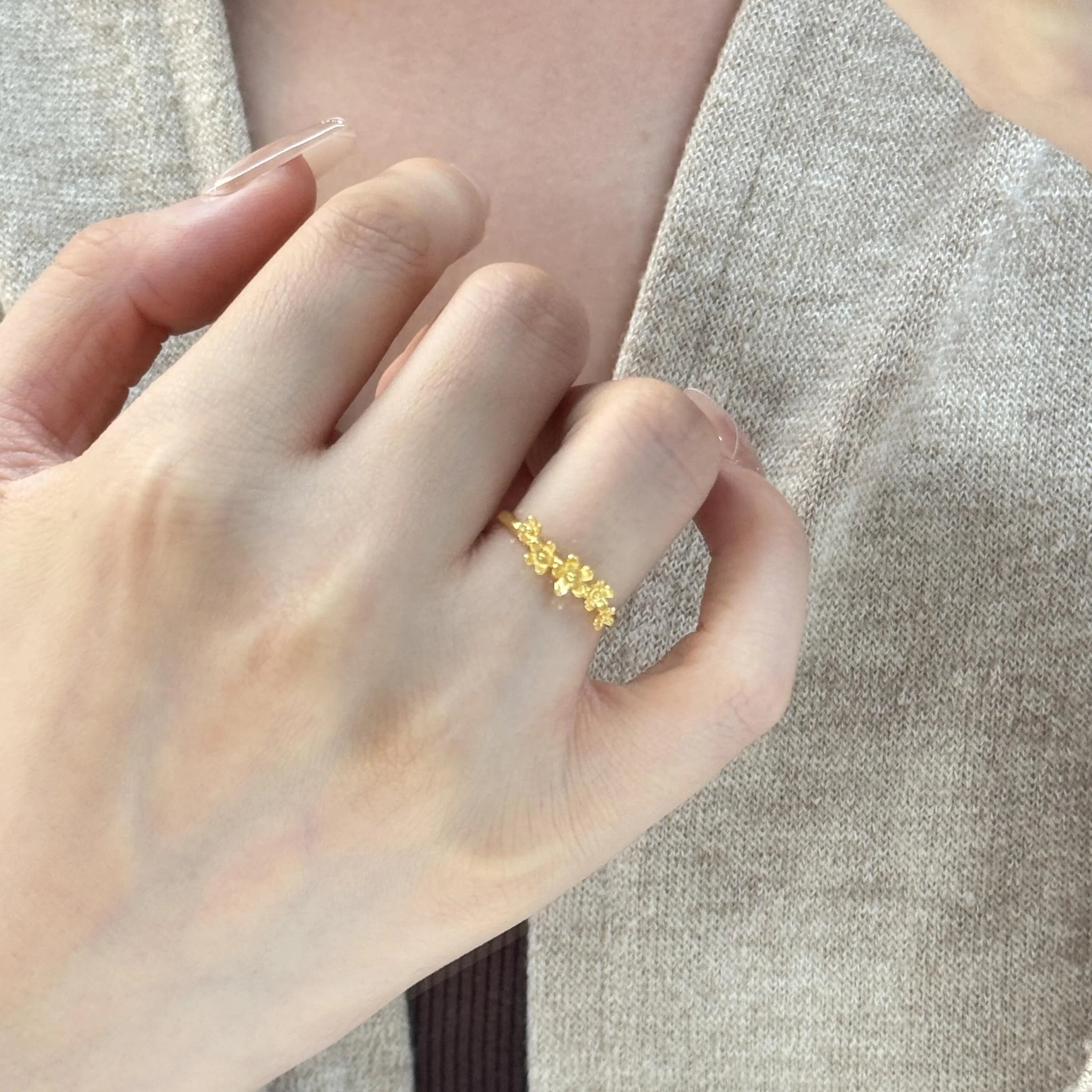 Rowena Gold Osmanthus Ring