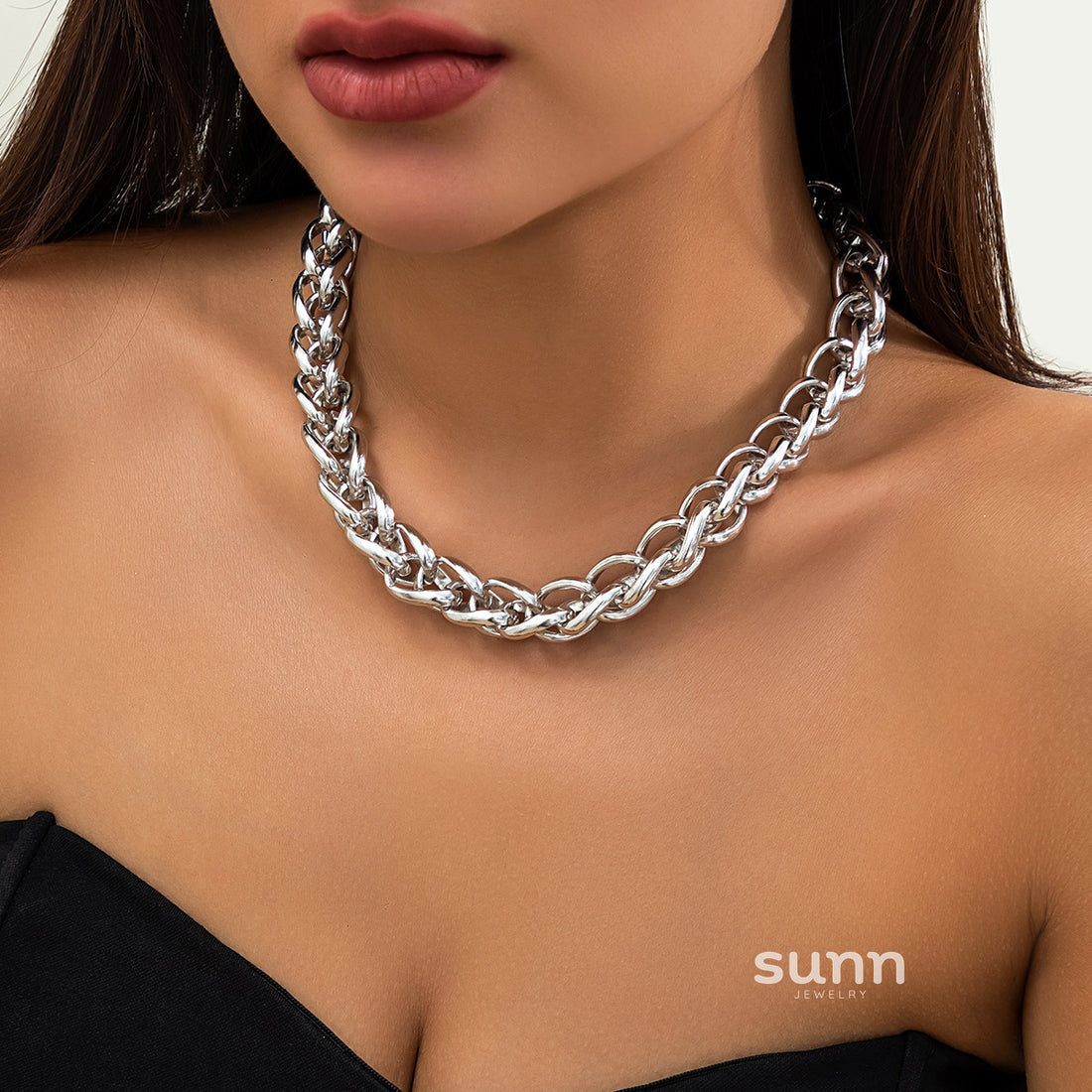 Royale Twisted Chain Necklace [95WSMBX9]