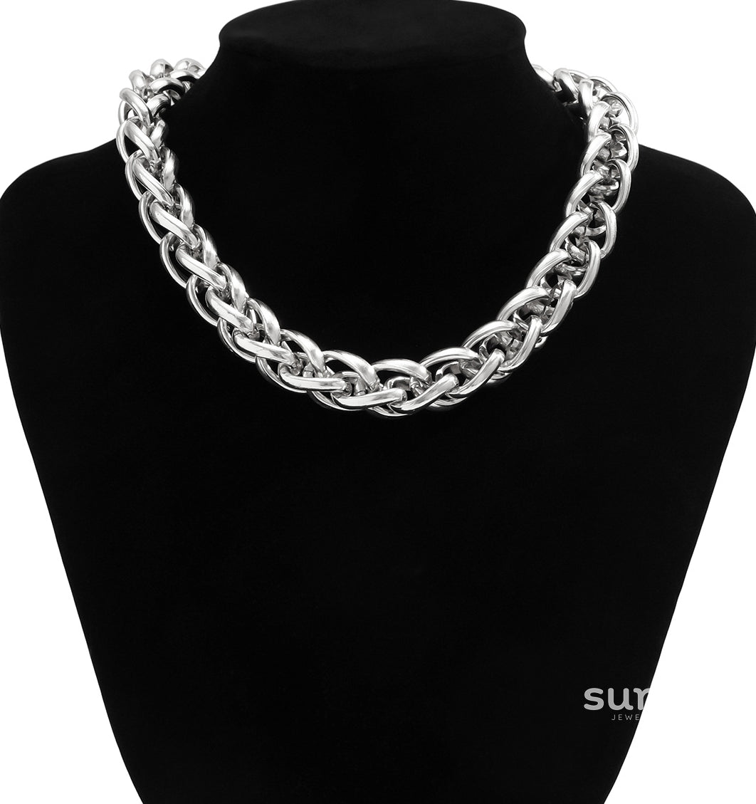Royale Twisted Chain Necklace [DTEI6O60]